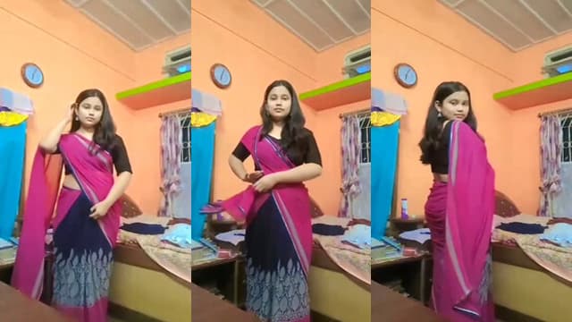 Cute Shy Desi Wife – Saree Blouse Off Viral