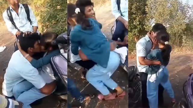 Hot Desi College – Valentines Road Fuck MMS