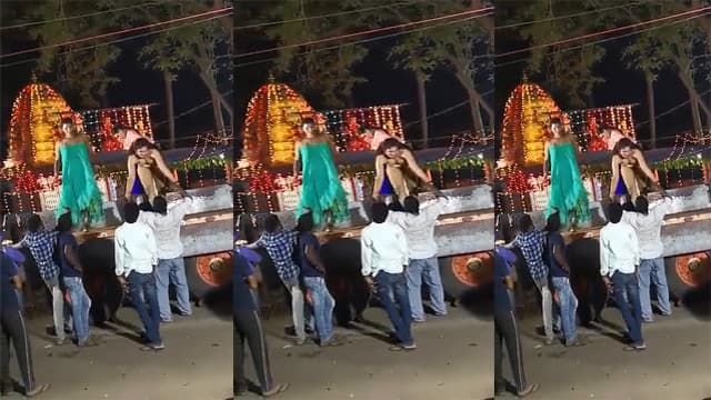 Desi Naked Girl Public Road Dance Viral