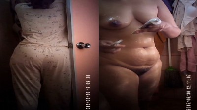 Sexy Housewife Takes A Quick Shower Naked Mms Videos