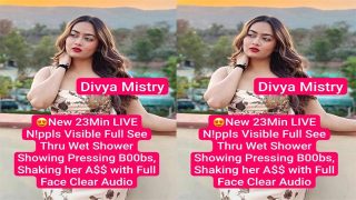 Sexy Divya Mistry Wet Shower Reveal First Time