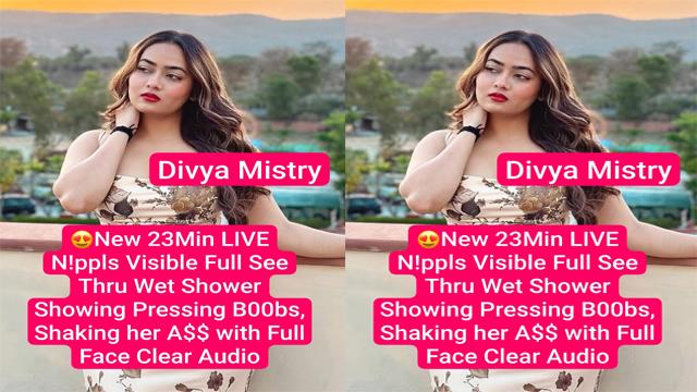Sexy Divya Mistry Wet Shower Reveal First Time