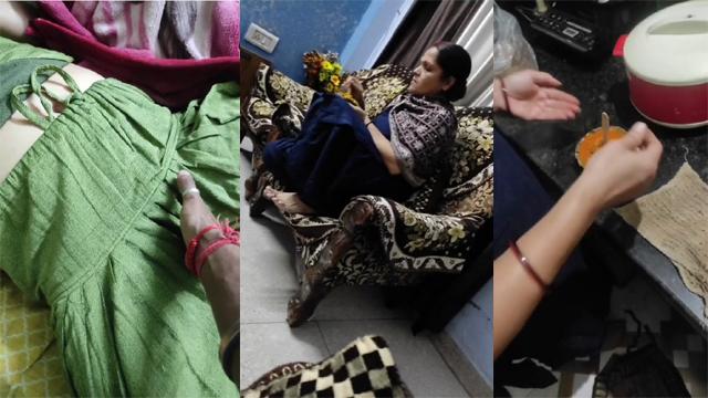 Telugu Son Groping his mom’s boobs while she is sleeping