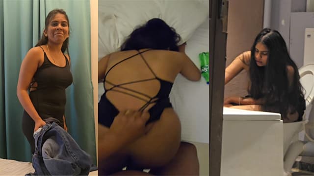 Indian Horny Girl Smoking Giving Blowjob And Hard Fucking Dick